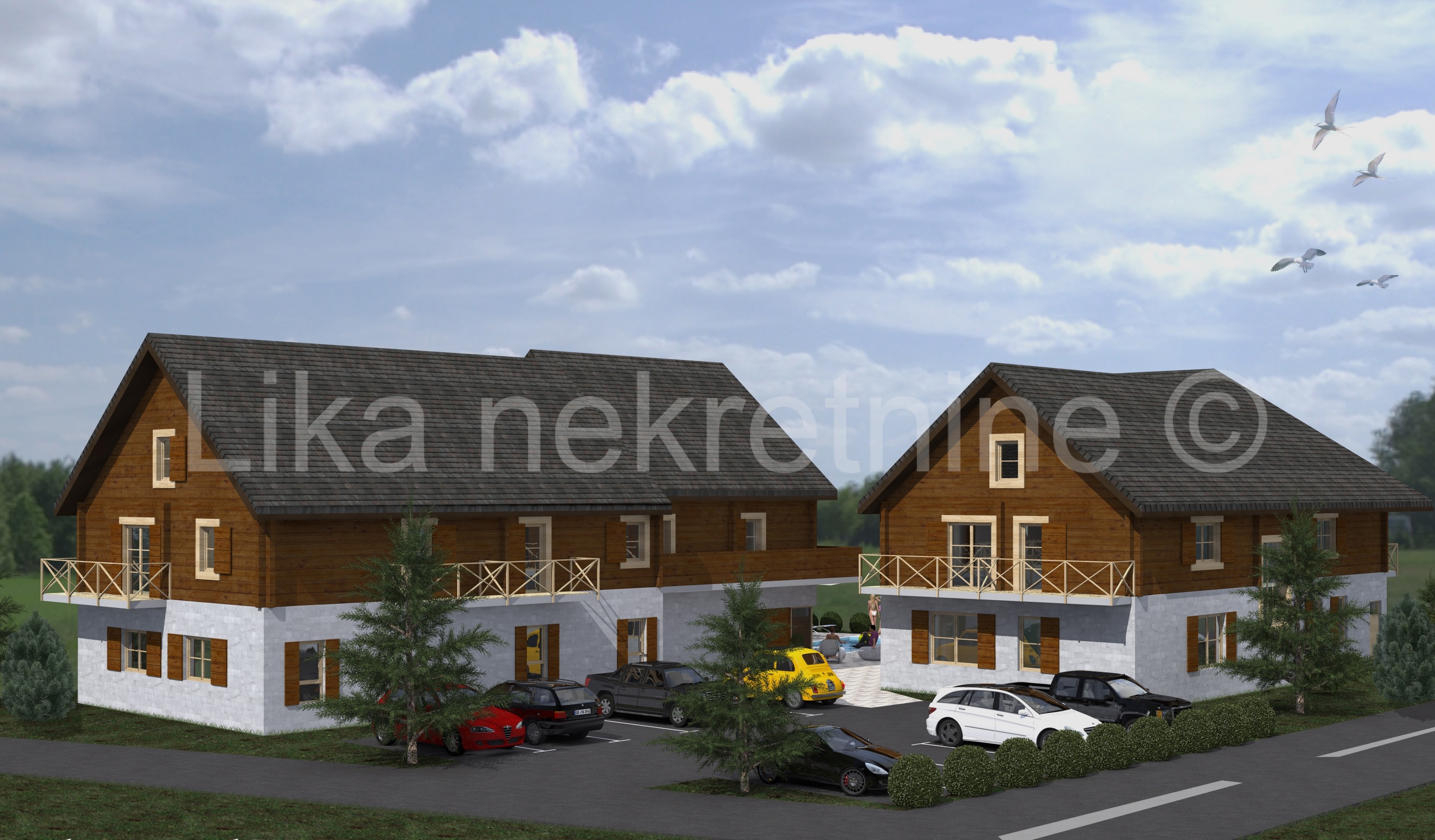 Korenica, Vranovača- građevinsko zemljište,  idejni projekt (2)