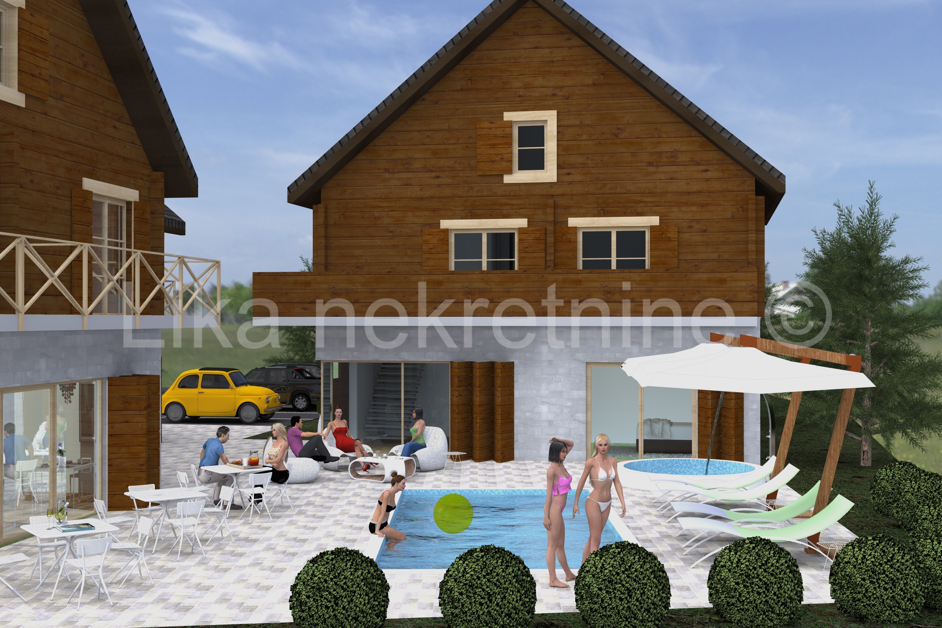 Korenica, Vranovača- građevinsko zemljište,  idejni projekt (4)