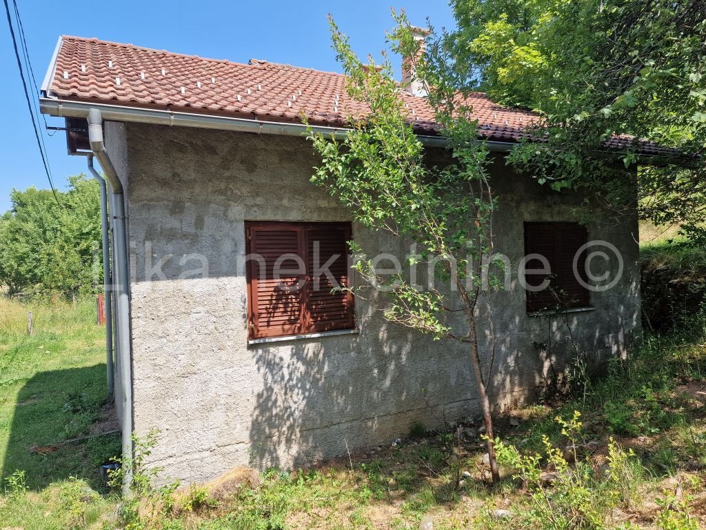 OTOČAC - Rapain Dol - kuća, dvije dvorišne zgrade, okućnica 19.408 m2