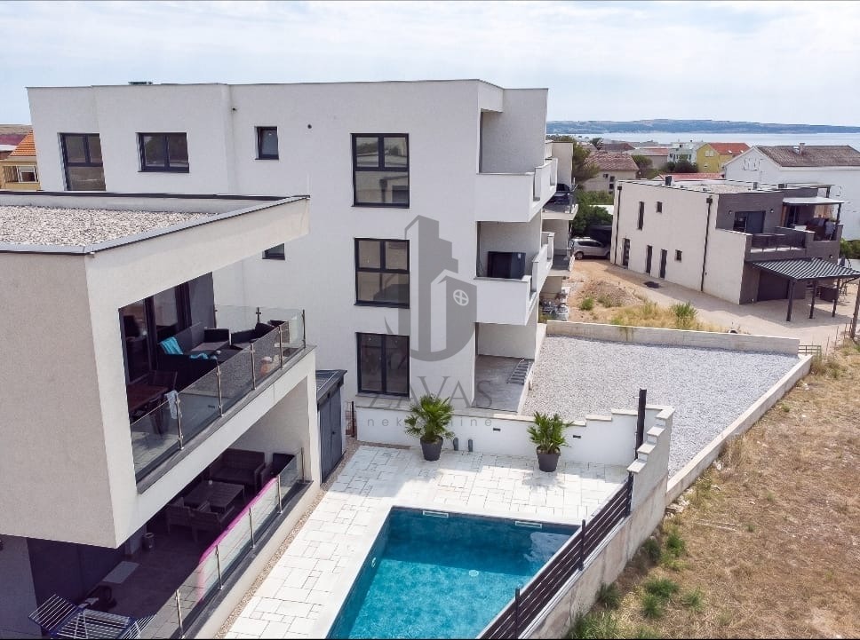 Povljana – apartman s velikom terasom – novogradnja – 59,93 m² – VPM (3)