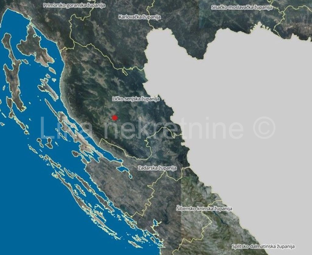 GOSPIĆ - Ostrvica - građevinsko i poljoprivredno zemljište ,10 hektara (7)