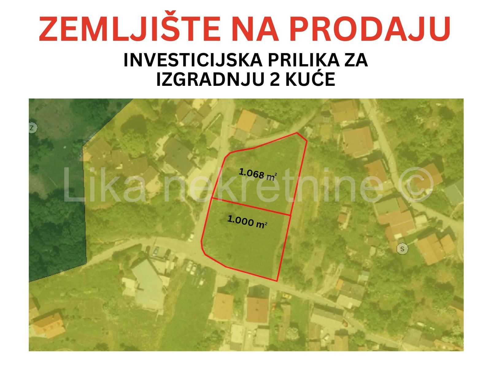 ZAGREB - MARKUŠEVEC - Građevinsko zemljište za obiteljsku kuću
