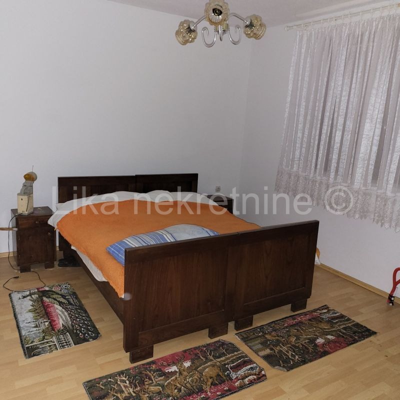 VODOTEČ ( Brinje ) - kuća prizemnica, dvorište i oranica (10)