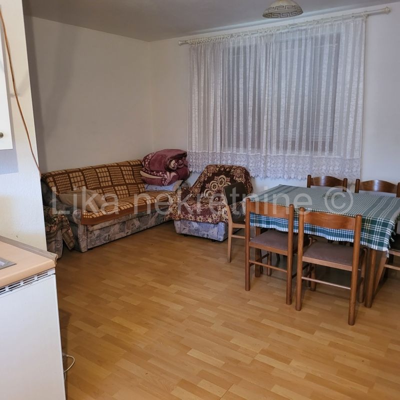 VODOTEČ ( Brinje ) - kuća prizemnica, dvorište i oranica (13)