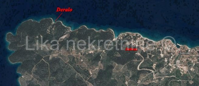 SUTIVAN - UVALA DERALO - poljoprivredno zemljište, 4. red do mora (2)