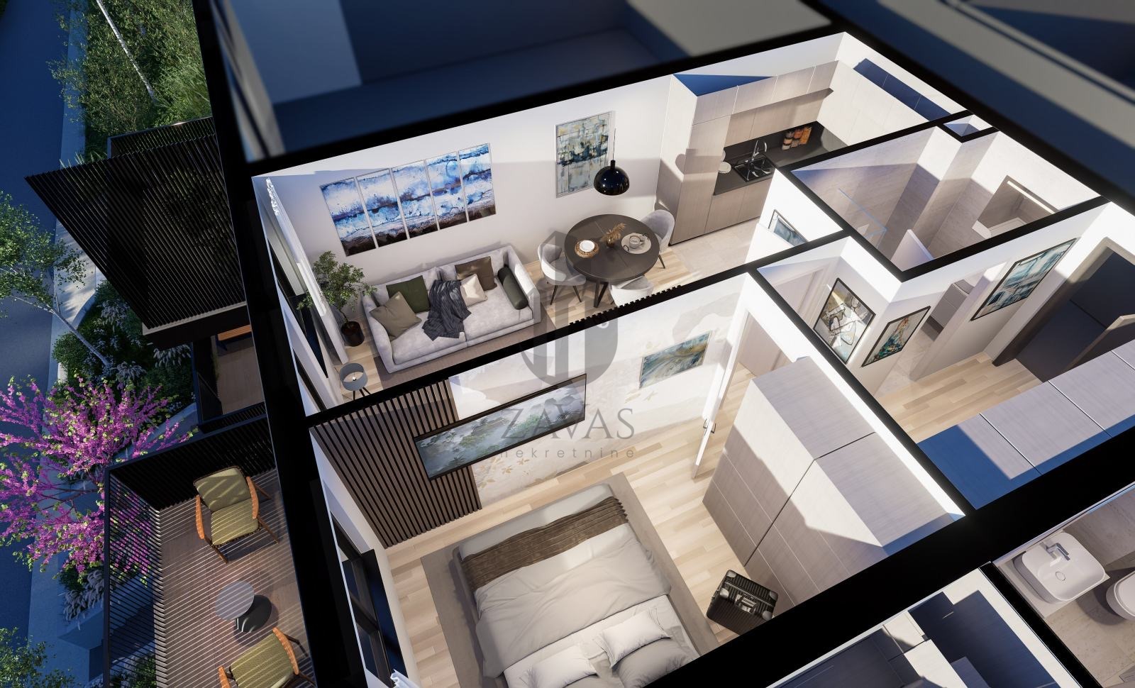 Novogradnja Zagreb, Črnomerec - ČRNOMEREC HILLS: 48,35 m2 (2026.) (8)