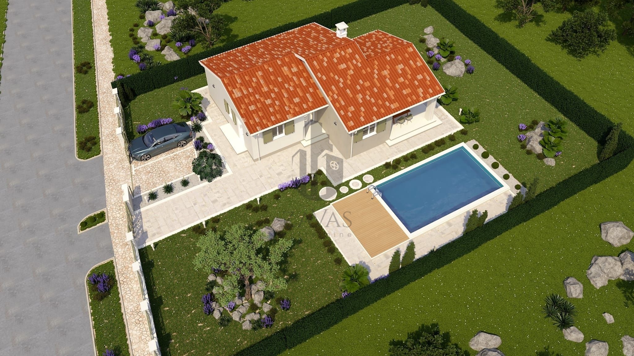 Istra, Labin, kuća za odmor sa bazenom (3)