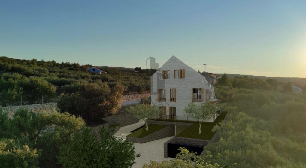 Građevinsko zemljište: Supetar - 928 m2 (idejni projekt) (3)